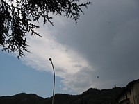 foto nuvole fine temporale 2003 Marradi